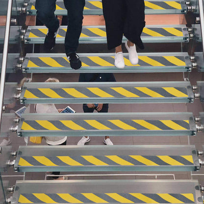Anti Slip Tape, 2In x 16.4ft Safety Non Slip Tape Outdoor Waterproof | Anti Slip Tape, Anti Slip Tape for Stairs, High Adhesive Grip Tape for Stairs, Tread Step, Ramp, Skateboard, (Yellow/Black)