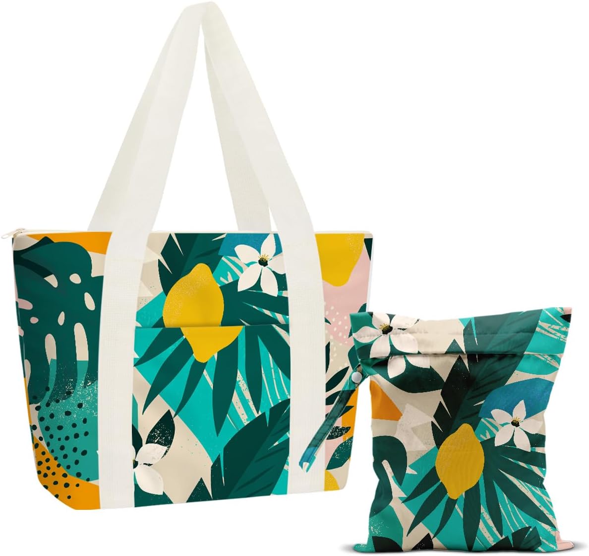 Beach Bags Wet Bag for Swimsuit Tote Bag for Friends Travel Gifts, Aloha Bags Waterproof Vacation Essential