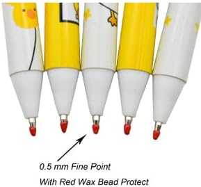 42PCS Little Yellow Duck Pens Happy Lovely Duck Retractable Gel Pens Novelty Animal Rollerball Pen Black Ink For School Supplies Office Party Birthday
