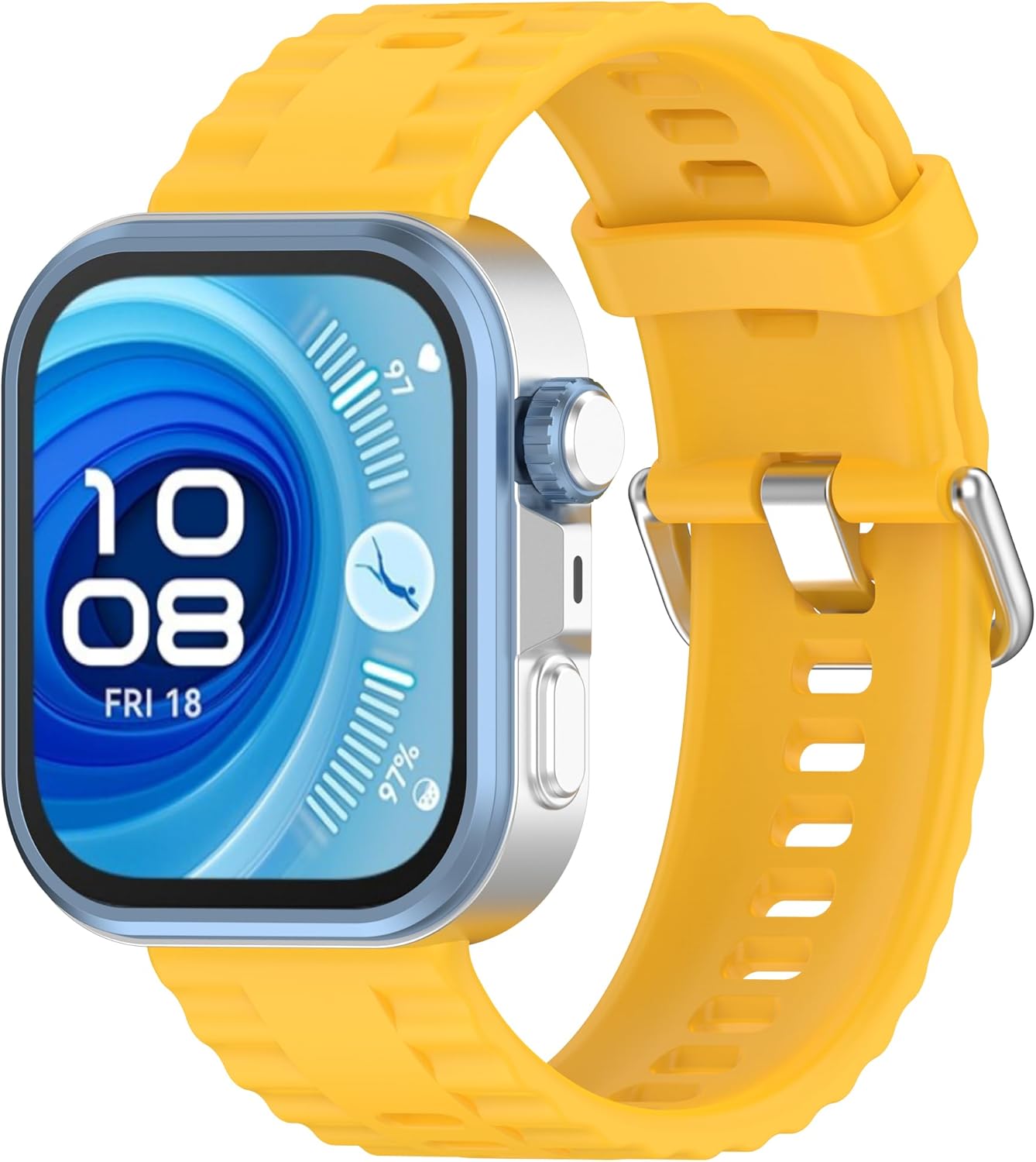 Fit for HUAWEI Watch FIT4 Pro Watch Band Women Men, Quick Release Silicone Replacement Bands Straps Wristbands Bracelet Fit for HUAWEI Watch FIT4/Watch FIT3 Smartwatch