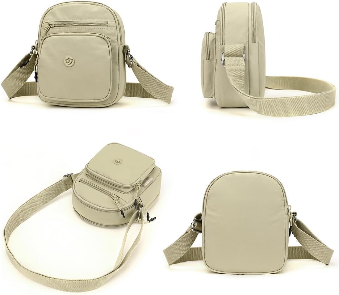 Small Crossbody Bags for Women Nylon Crossbody Purse Mini Shoulder Handbags