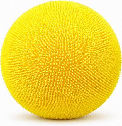 1pcs Yellow Stress Squishy Ball Squishies Stress Relief Fidget Toy for Kids & Adults, Squeeze Cute Slow Rise Sensory Birthday Gift Party Favors