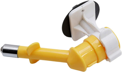 1Pcs Pet Water Dispenser Nozzle Dogs Cats Water Feeder Nozzle No-Drip Water Dispenser Fountain Bottle Head Anti-Leaking Pet Hanging Drinking Nozzle, Yellow