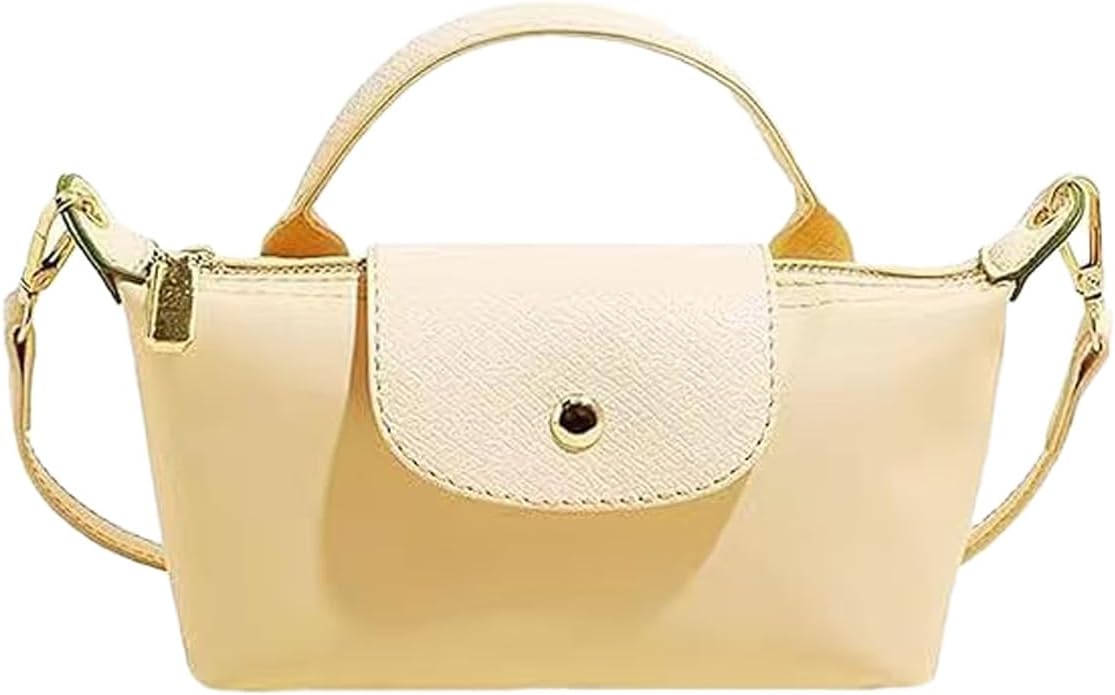 Mini Crossbody Bags for Women - Quilted Handbags Purses with Adjustable Strap, Nylon Small Handbags