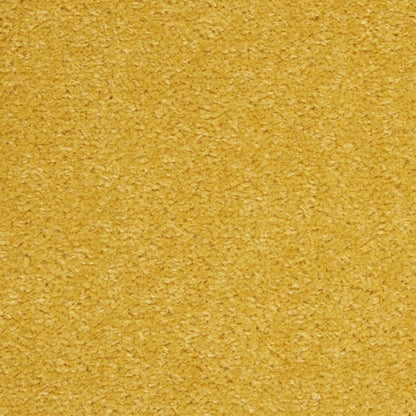 Nourison Essentials Yellow 5' x Square Area Rug - Easy Clean, Non Shedding, Bed Room, Living Room, Dining Room, Kitchen (5' x Square)