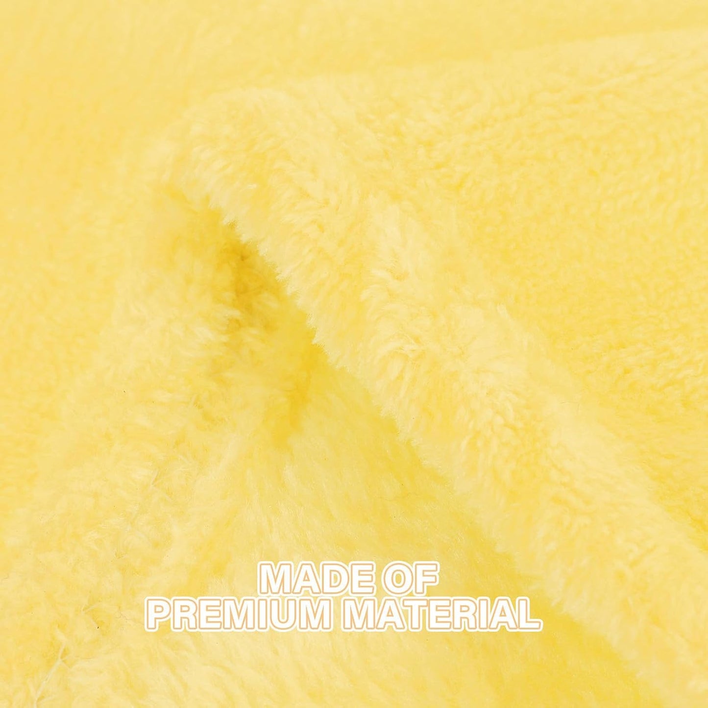 Yellow Flannel Fleece Pet Blanket for Small Pets, Lightweight Polyester Fiber with Elaborate Needle Stitching and Extra Warmth, Cozy Solid Color Bedding for Dogs and Cats
