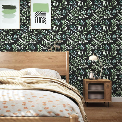 Yellow Vintage Lemon Bird Peel and Stick Wallpaper 17.5" x 118" | Waterproof Vinyl Self Adhesive Removable Renter Friendly Floral Contact Paper