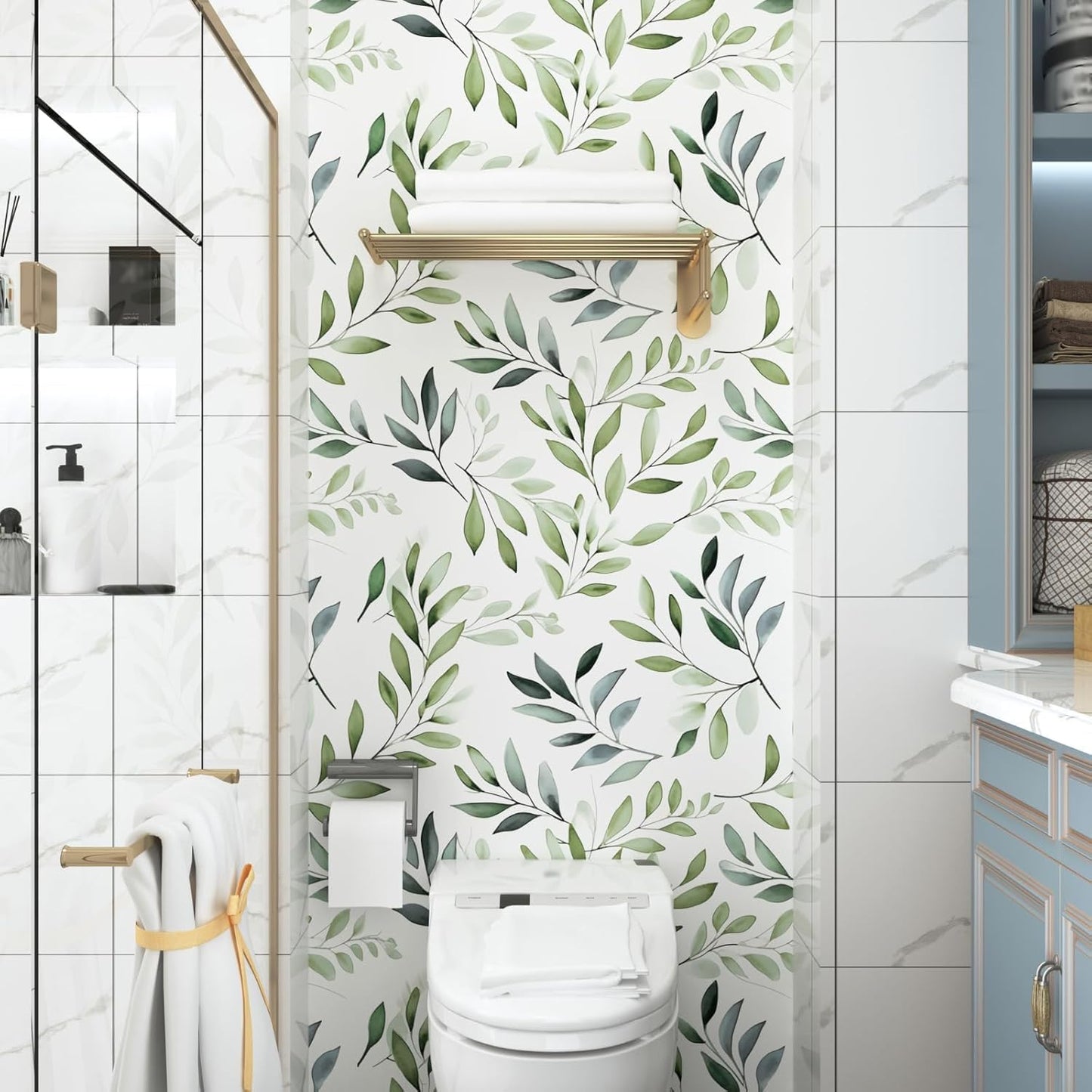 Yellow Vintage Lemon Bird Peel and Stick Wallpaper 17.5" x 118" | Waterproof Vinyl Self Adhesive Removable Renter Friendly Floral Contact Paper