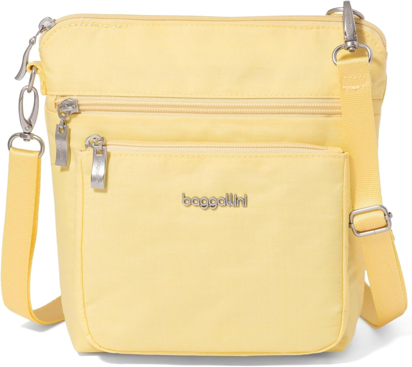 Modern Pocket Crossbody Bag for Women, 8.5"x8.5" Handbag Purse with RFID, Lightweight Water-Resistant