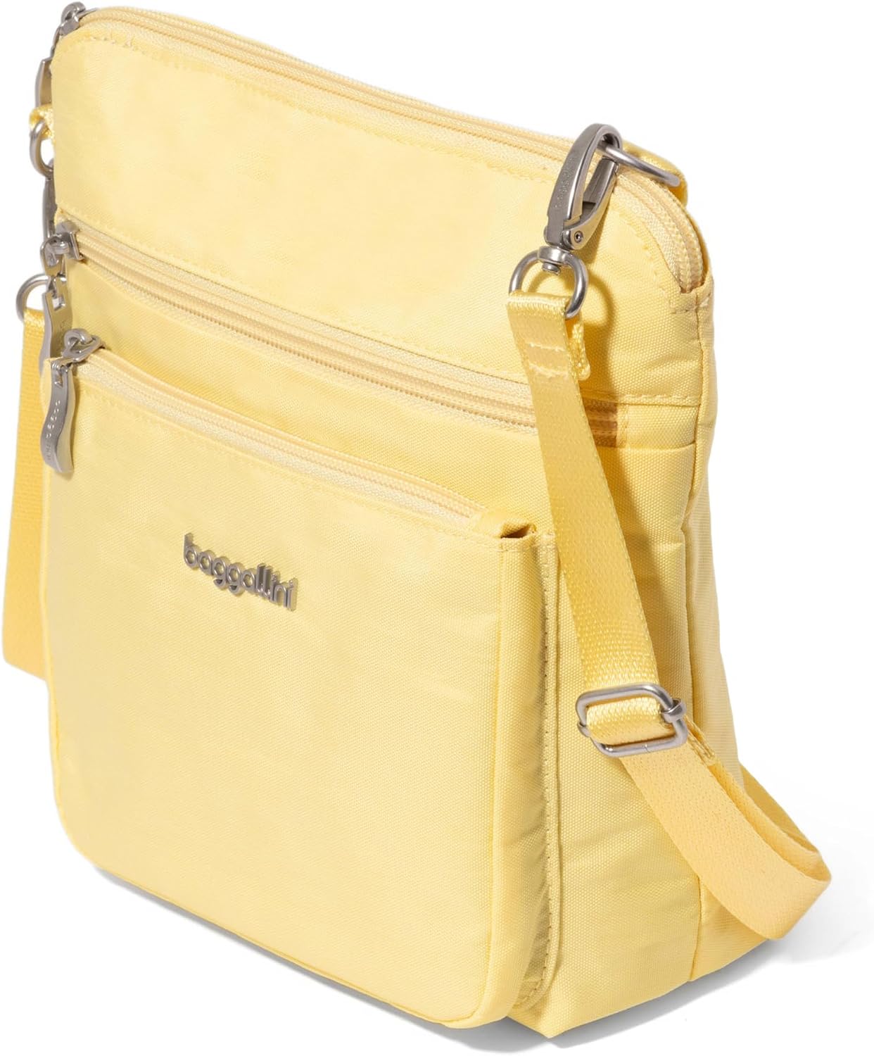 Modern Pocket Crossbody Bag for Women, 8.5"x8.5" Handbag Purse with RFID, Lightweight Water-Resistant