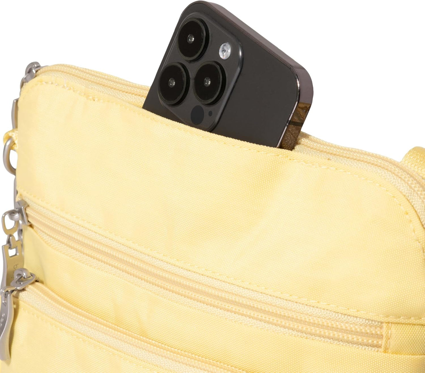 Modern Pocket Crossbody Bag for Women, 8.5"x8.5" Handbag Purse with RFID, Lightweight Water-Resistant