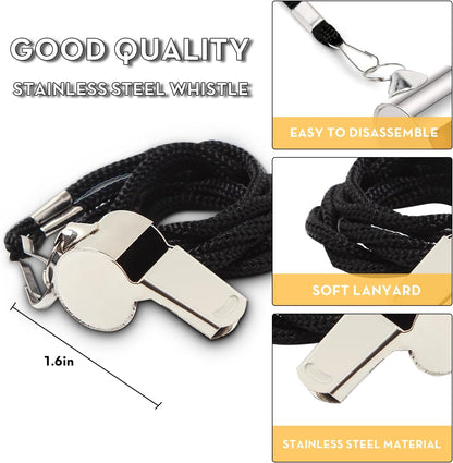 VKT 8Pcs Football Referee Accessories Set 1 Throw Down Single Bean Bag 2 Yellow Penalty Flags 1 Stainless Steel Whistle for Soccer Ref Umpire Coaches Halloween