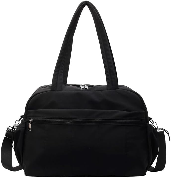 Gym Bag Sport Duffel Overnight Weekender Travel Bag with wet pocket and shoe pocket M06 Neon Yellow