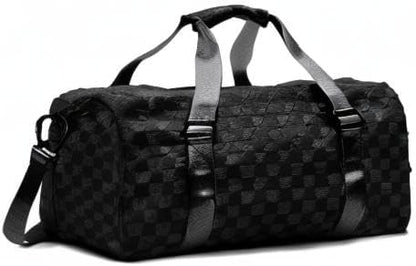 Gym Bag Sport Duffel Overnight Weekender Travel Bag with wet pocket and shoe pocket M06 Neon Yellow