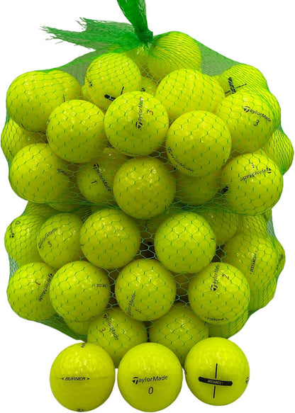 Yellow Used Golf Balls for Taylormade 5A/Mint