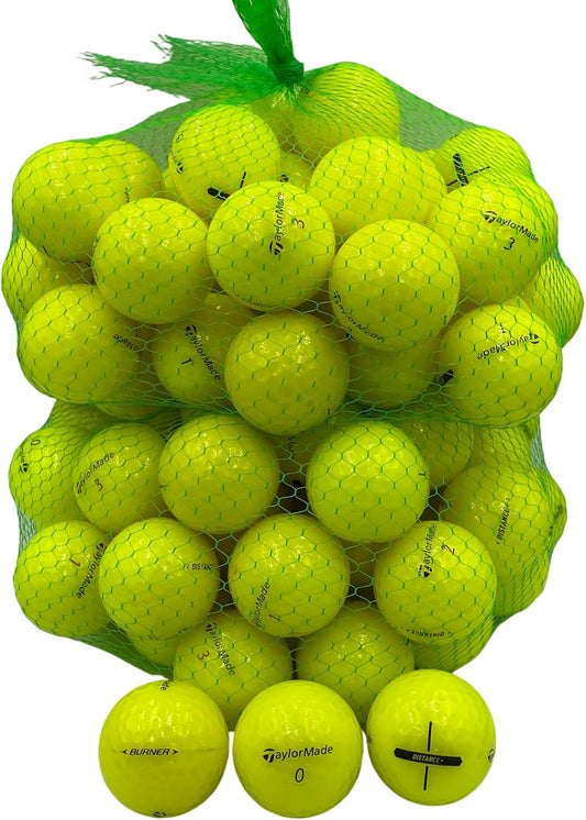 Yellow Used Golf Balls for Taylormade 5A/Mint