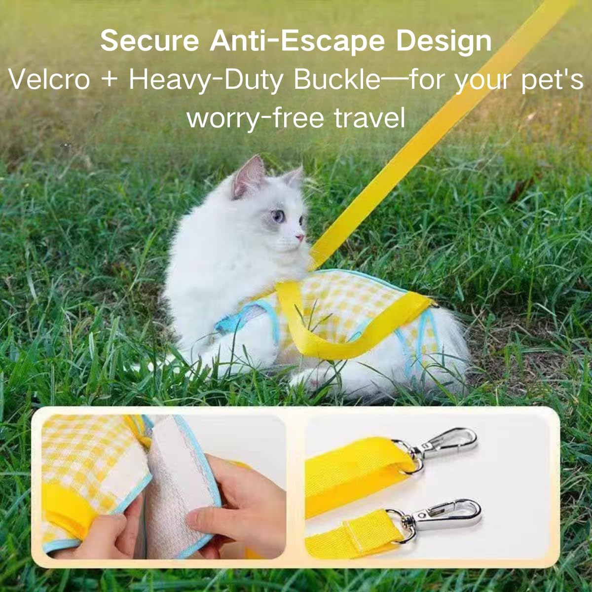 Bunny Sling Carrier Pet Carrying Bag with Adjustable Strap Hands Free Shoulder Bag Crossbody Travel Slings Soft Small Animal Bonding Pouch Front Backpack for Rabbit Puppy Kitten (Yellow,X-Large)