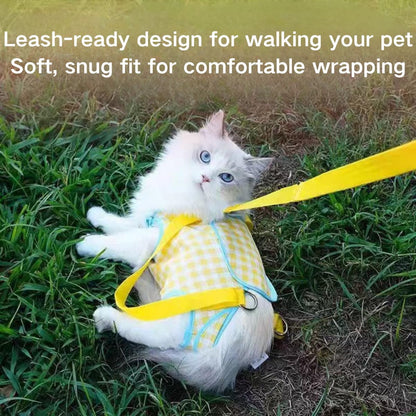 Bunny Sling Carrier Pet Carrying Bag with Adjustable Strap Hands Free Shoulder Bag Crossbody Travel Slings Soft Small Animal Bonding Pouch Front Backpack for Rabbit Puppy Kitten (Yellow,X-Large)