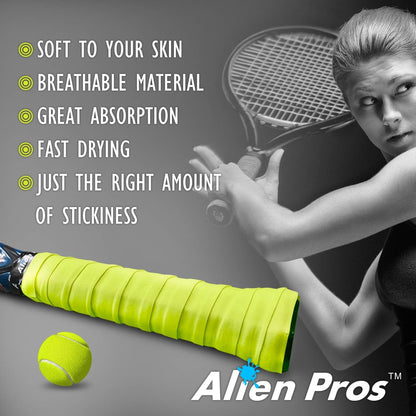 Tennis Racket Grip Tape - Precut and Dry Feel Tennis Grip - Tennis Overgrip Grip Tape Tennis Racket - Wrap Your Racquet for High Performance