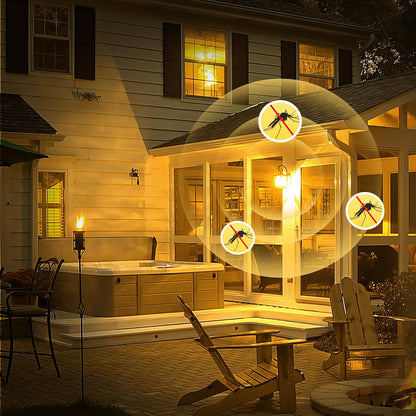 2 Pack PAR30 Yellow Bug Light Bulb Outdoor, 100W Equivalent Yellow Amber Flood Bug Lights for Outside, 12W LED Bulb E26 Base Flood Bulbs for Porch Lights, Hallway,Halloween, Christmas Decor