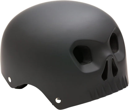 Street Hardshell Skull Bike Helmet, Multi Sport, Multiple Colors