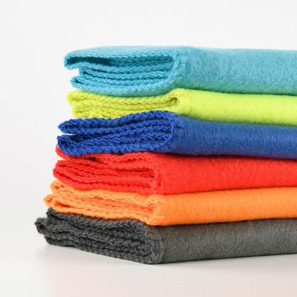 Fleece Throw Blankets Bulk Fleece Blankets Solid Wholesale Lightweight Warm Soft for Pet Bed Sofa Couch Office Wedding Gifts Travel Seasons Yellow 50x60 Inches Pack of 6