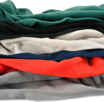 Fleece Throw Blankets Bulk Fleece Blankets Solid Wholesale Lightweight Warm Soft for Pet Bed Sofa Couch Office Wedding Gifts Travel Seasons Yellow 50x60 Inches Pack of 6