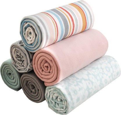 Fleece Throw Blankets Bulk Fleece Blankets Solid Wholesale Lightweight Warm Soft for Pet Bed Sofa Couch Office Wedding Gifts Travel Seasons Yellow 50x60 Inches Pack of 6