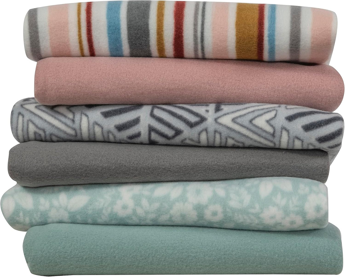 Fleece Throw Blankets Bulk Fleece Blankets Solid Wholesale Lightweight Warm Soft for Pet Bed Sofa Couch Office Wedding Gifts Travel Seasons Yellow 50x60 Inches Pack of 6
