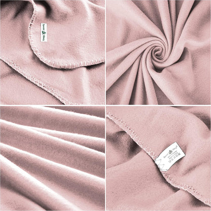 Fleece Throw Blankets Bulk Fleece Blankets Solid Wholesale Lightweight Warm Soft for Pet Bed Sofa Couch Office Wedding Gifts Travel Seasons Yellow 50x60 Inches Pack of 6