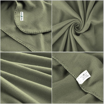 Fleece Throw Blankets Bulk Fleece Blankets Solid Wholesale Lightweight Warm Soft for Pet Bed Sofa Couch Office Wedding Gifts Travel Seasons Yellow 50x60 Inches Pack of 6