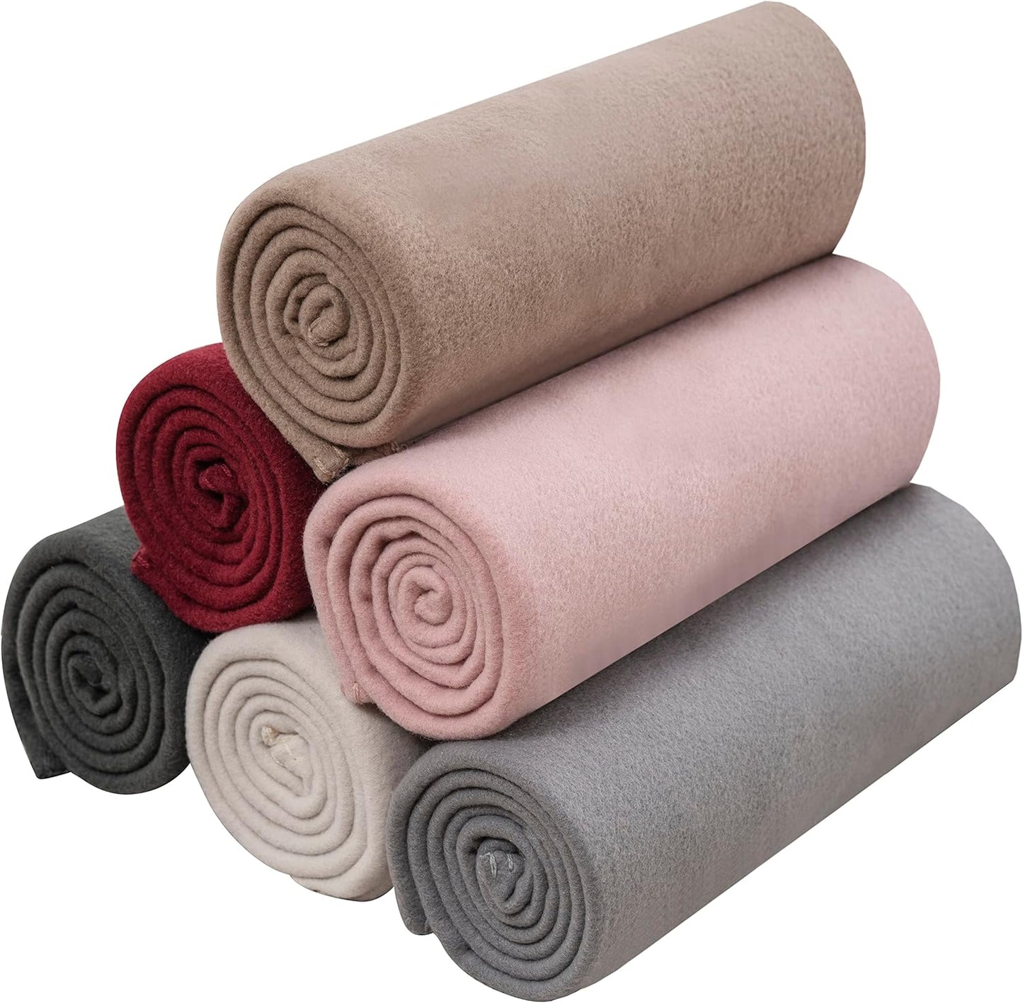Fleece Throw Blankets Bulk Fleece Blankets Solid Wholesale Lightweight Warm Soft for Pet Bed Sofa Couch Office Wedding Gifts Travel Seasons Yellow 50x60 Inches Pack of 6