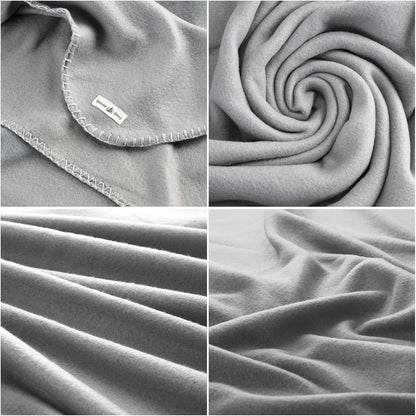 Fleece Throw Blankets Bulk Fleece Blankets Solid Wholesale Lightweight Warm Soft for Pet Bed Sofa Couch Office Wedding Gifts Travel Seasons Yellow 50x60 Inches Pack of 6