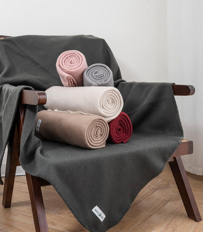 Fleece Throw Blankets Bulk Fleece Blankets Solid Wholesale Lightweight Warm Soft for Pet Bed Sofa Couch Office Wedding Gifts Travel Seasons Yellow 50x60 Inches Pack of 6