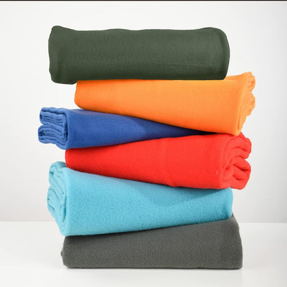 Fleece Throw Blankets Bulk Fleece Blankets Solid Wholesale Lightweight Warm Soft for Pet Bed Sofa Couch Office Wedding Gifts Travel Seasons Yellow 50x60 Inches Pack of 6