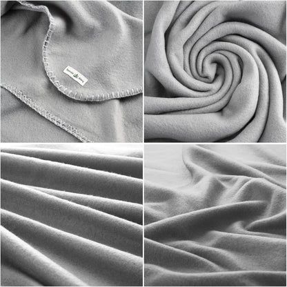 Fleece Throw Blankets Bulk Fleece Blankets Solid Wholesale Lightweight Warm Soft for Pet Bed Sofa Couch Office Wedding Gifts Travel Seasons Yellow 50x60 Inches Pack of 6