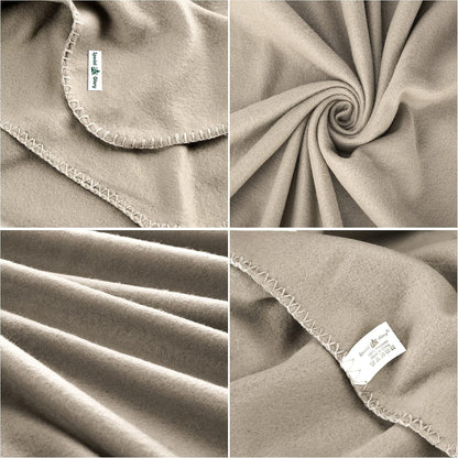 Fleece Throw Blankets Bulk Fleece Blankets Solid Wholesale Lightweight Warm Soft for Pet Bed Sofa Couch Office Wedding Gifts Travel Seasons Yellow 50x60 Inches Pack of 6