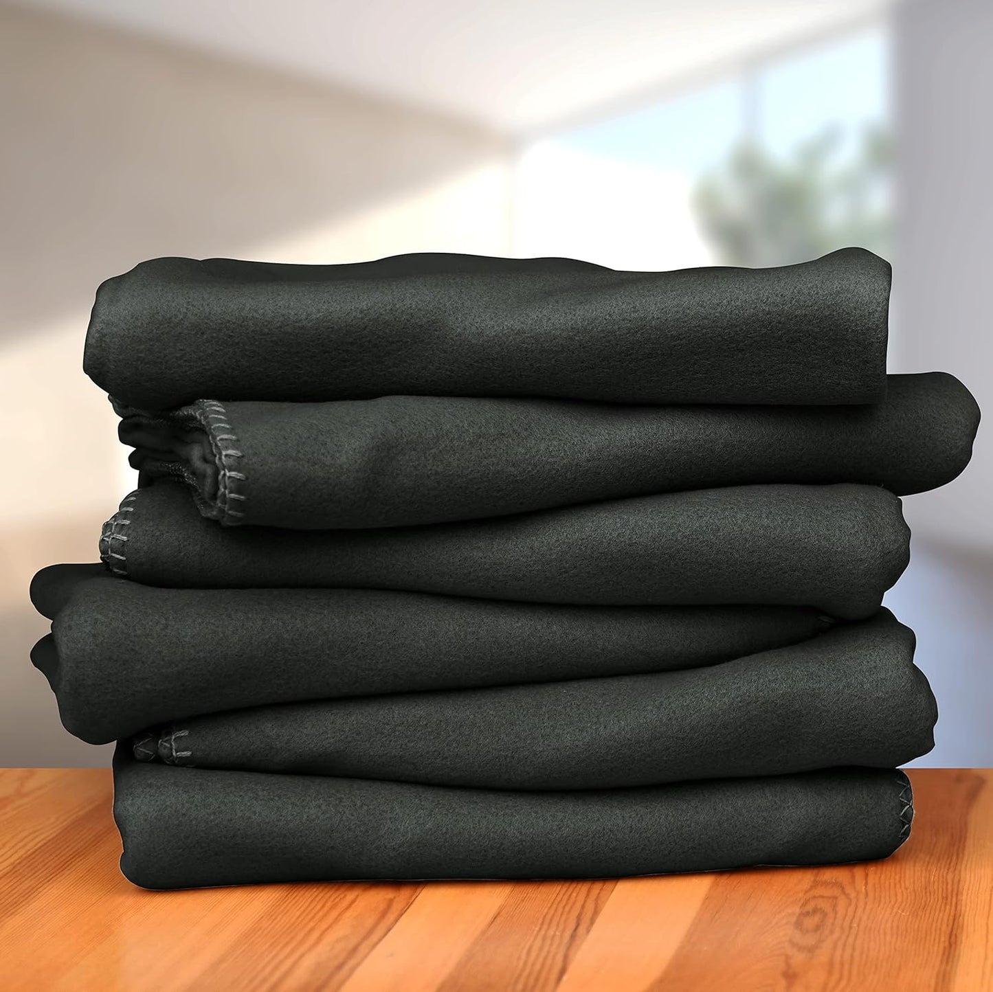 Fleece Throw Blankets Bulk Fleece Blankets Solid Wholesale Lightweight Warm Soft for Pet Bed Sofa Couch Office Wedding Gifts Travel Seasons Yellow 50x60 Inches Pack of 6