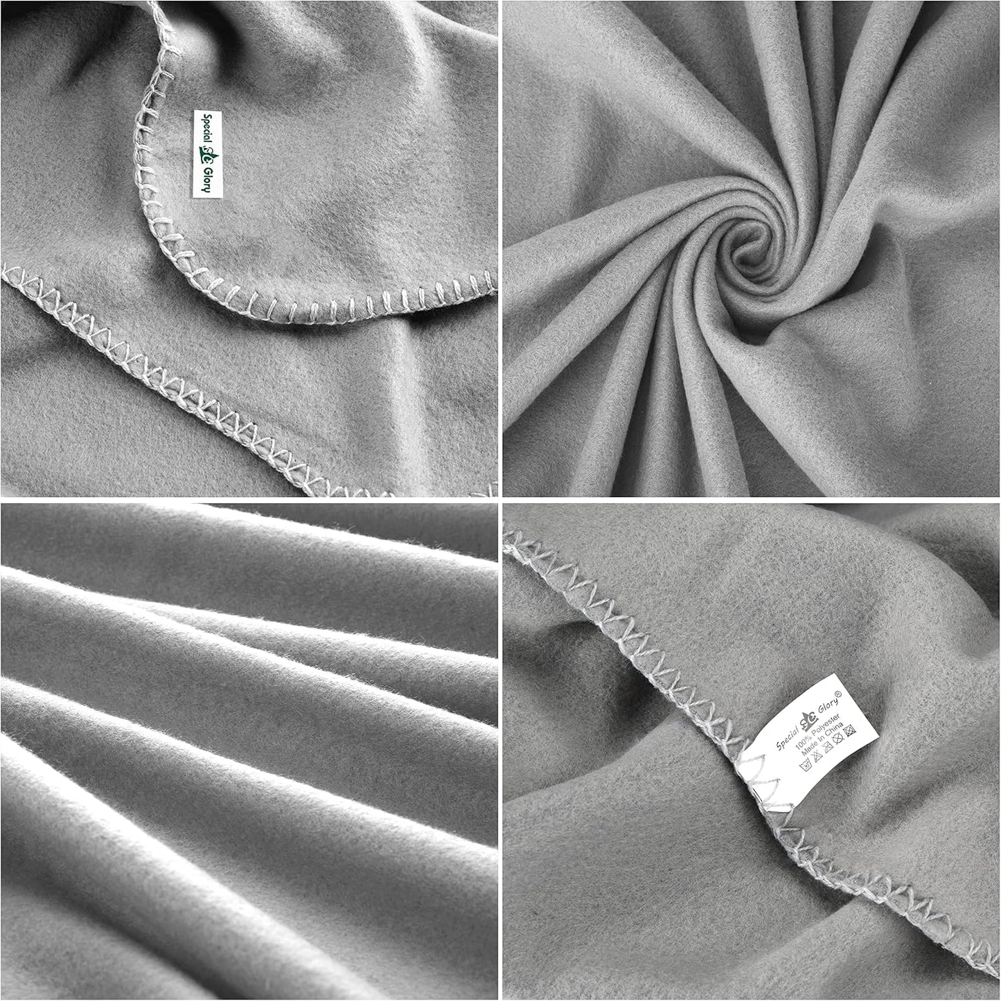 Fleece Throw Blankets Bulk Fleece Blankets Solid Wholesale Lightweight Warm Soft for Pet Bed Sofa Couch Office Wedding Gifts Travel Seasons Yellow 50x60 Inches Pack of 6