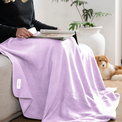 Fleece Throw Blankets Bulk Fleece Blankets Solid Wholesale Lightweight Warm Soft for Pet Bed Sofa Couch Office Wedding Gifts Travel Seasons Yellow 50x60 Inches Pack of 6