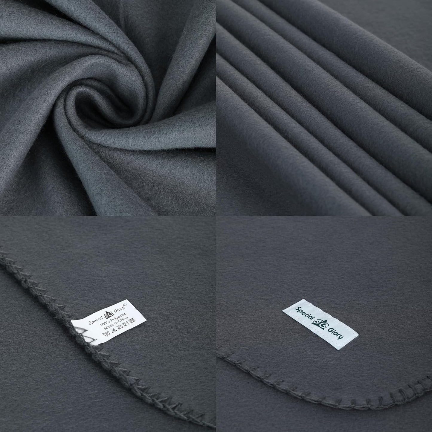 Fleece Throw Blankets Bulk Fleece Blankets Solid Wholesale Lightweight Warm Soft for Pet Bed Sofa Couch Office Wedding Gifts Travel Seasons Yellow 50x60 Inches Pack of 6
