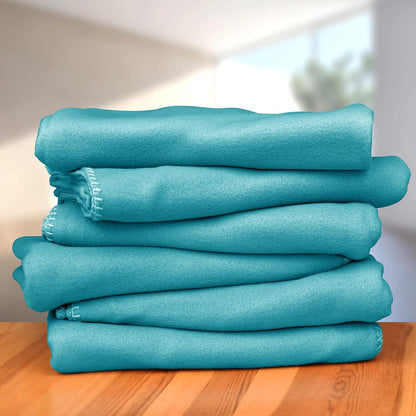 Fleece Throw Blankets Bulk Fleece Blankets Solid Wholesale Lightweight Warm Soft for Pet Bed Sofa Couch Office Wedding Gifts Travel Seasons Yellow 50x60 Inches Pack of 6