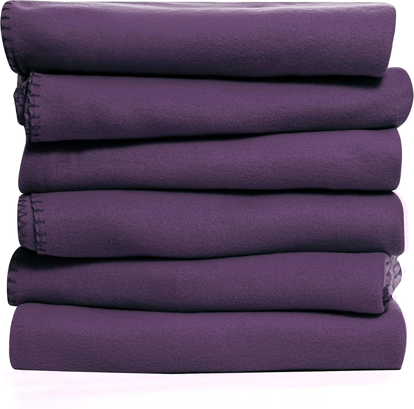Fleece Throw Blankets Bulk Fleece Blankets Solid Wholesale Lightweight Warm Soft for Pet Bed Sofa Couch Office Wedding Gifts Travel Seasons Yellow 50x60 Inches Pack of 6