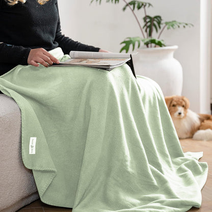 Fleece Throw Blankets Bulk Fleece Blankets Solid Wholesale Lightweight Warm Soft for Pet Bed Sofa Couch Office Wedding Gifts Travel Seasons Yellow 50x60 Inches Pack of 6