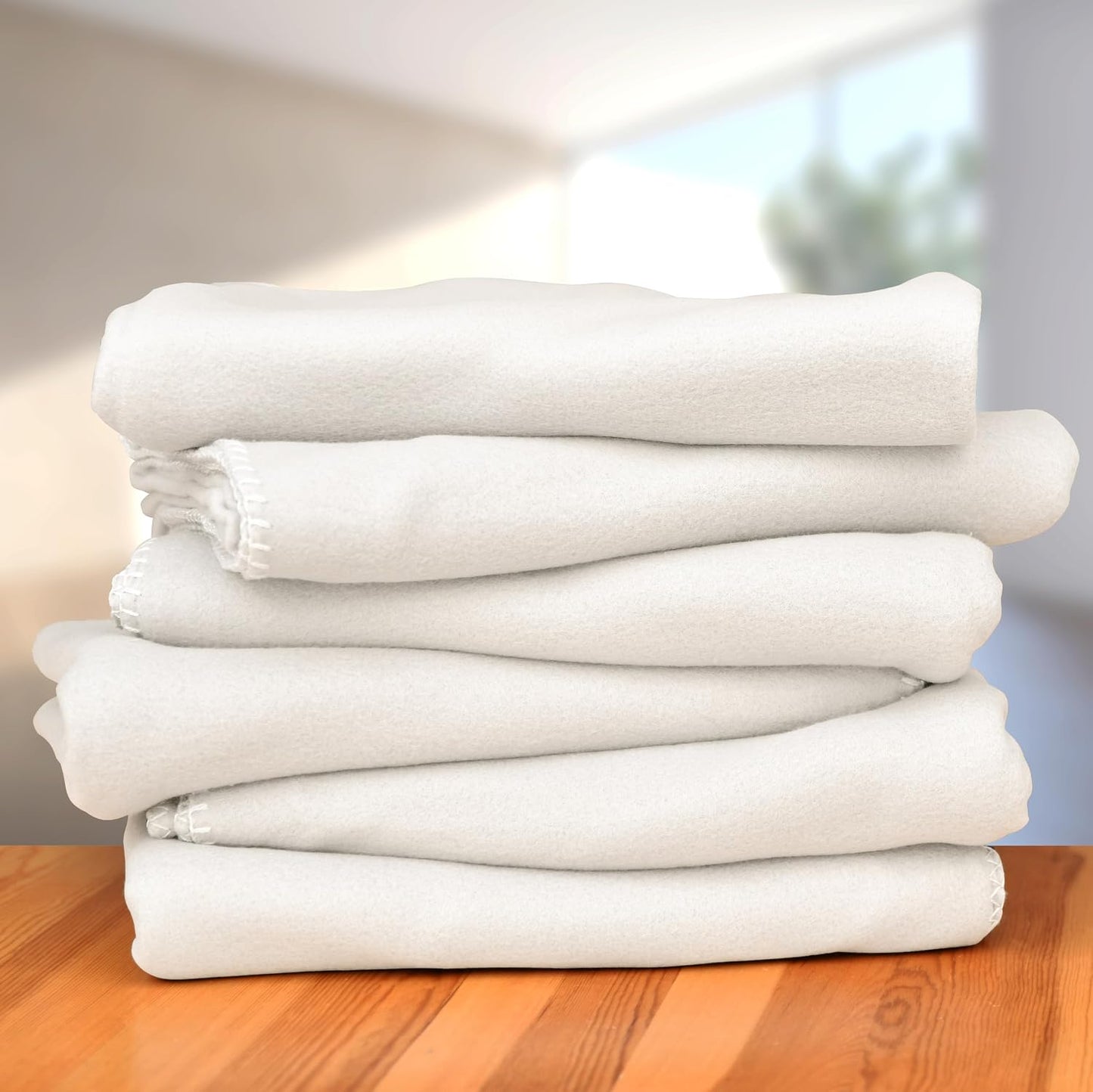 Fleece Throw Blankets Bulk Fleece Blankets Solid Wholesale Lightweight Warm Soft for Pet Bed Sofa Couch Office Wedding Gifts Travel Seasons Yellow 50x60 Inches Pack of 6