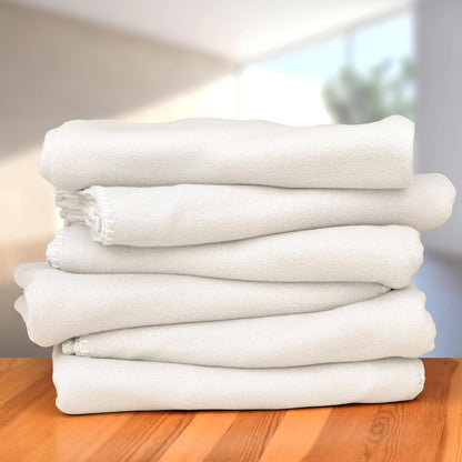 Fleece Throw Blankets Bulk Fleece Blankets Solid Wholesale Lightweight Warm Soft for Pet Bed Sofa Couch Office Wedding Gifts Travel Seasons Yellow 50x60 Inches Pack of 6