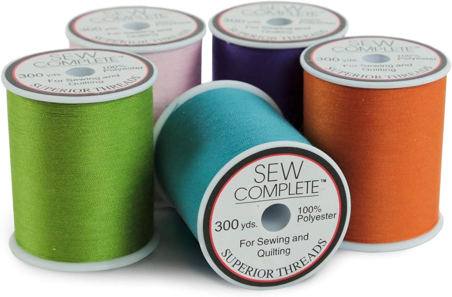 Sew Complete - All-Purpose Polyester Sewing and Quilting Thread - #208 Mustard, 300 Yd. Spool