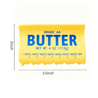 Yellow Claw Clip Personalized Fun Butter Claw Clips for Thick&Thin Hair,Acrylic No-Slips Strong Hold Hair Jaw Clips Cute Hair Accessories for Women Girls Party