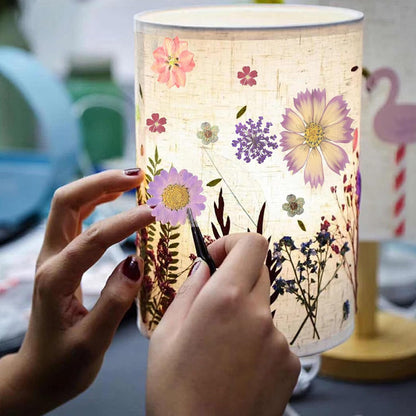 Natural Dried Pressed Flowers, Real Nature Flowers Craft Set for Resin Jewelry Candle Soap Vase Making Nail Card Scrapbook Art Floral Decors (Purple)