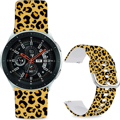 Cartoon Watch Bands Compatible with Samsung Galaxy Watch 46mm/ Galaxy Watch 3 45mm/Samsung Gear S3 Frontier/Classic Strap,Soft Silicone 22mm Replacement Wristband Sport Strap for Men Women.